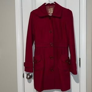 🎉🎉 Host Pick🎉🎉 Red pea coat trench coat